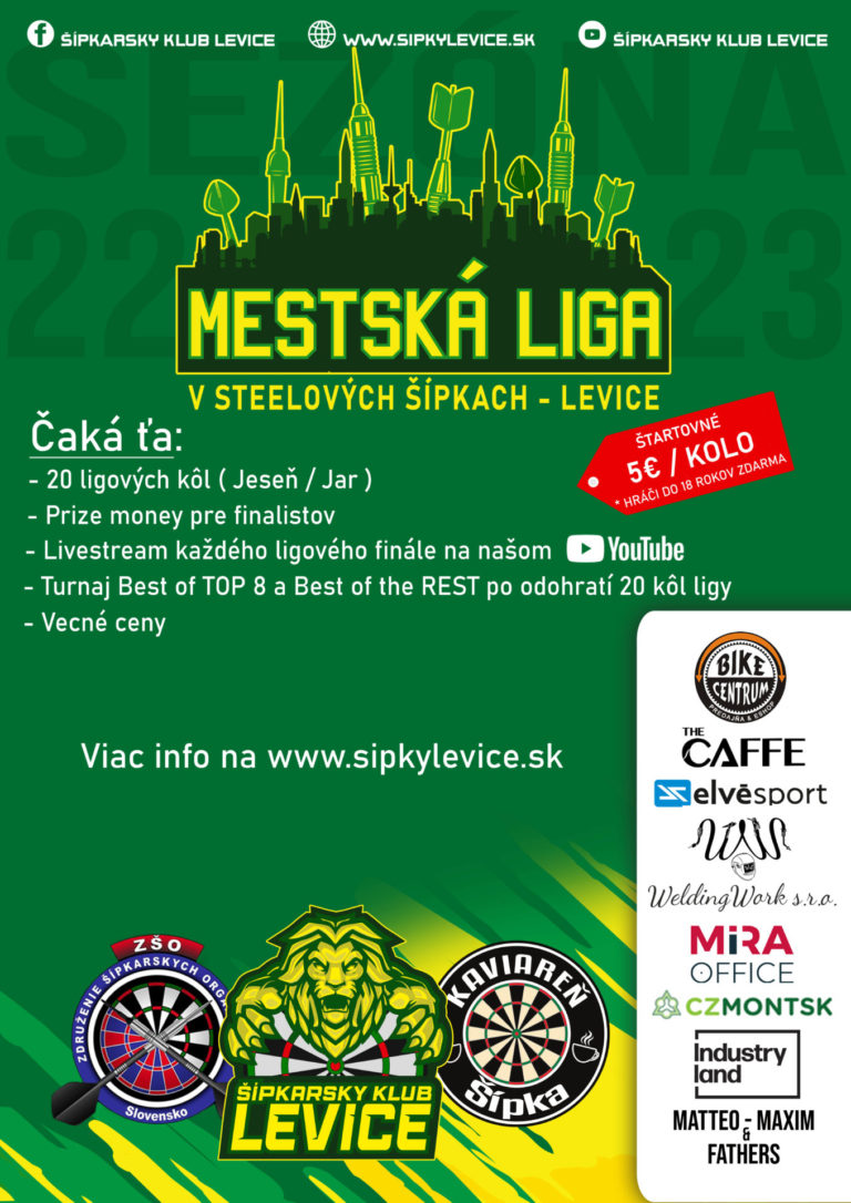 Mestská Liga 2 MESTSKA LIGA 2022 2023 plagat
