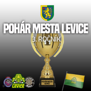 POHÁR MESTA LEVICE - OPEN turnaj v steelových šípkach - Registrácia
