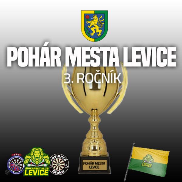 POHÁR MESTA LEVICE - OPEN turnaj v steelových šípkach - Registrácia